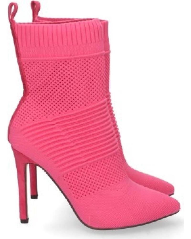 BOTAS DE TOBILLO SPORT3PUNTO0 ELÁSTICAS DE PUNTA FINA CON TACÓN ALTO VARIOS COLORES