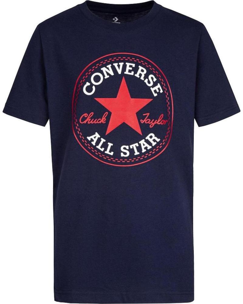 CAMISETA CONVERSE CHUCK PATCH NIÑA AZUL MARINO AZUL