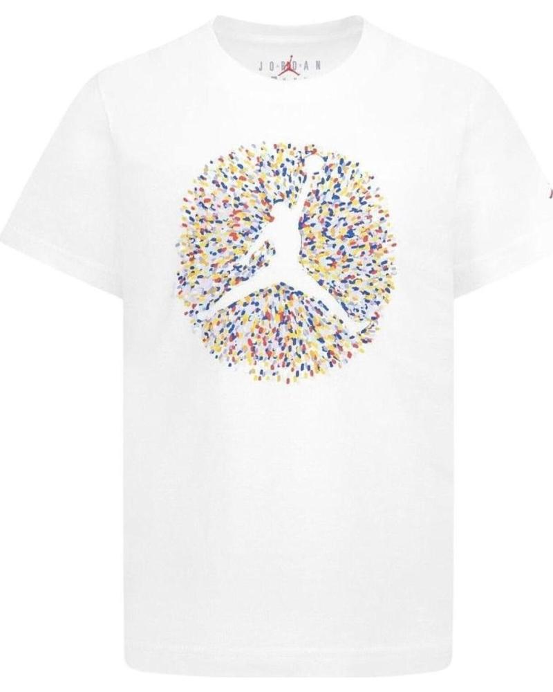 CAMISETA NIKE JORDAN POOLSIDE DRI-FIT PARA NIÑA BLANCO