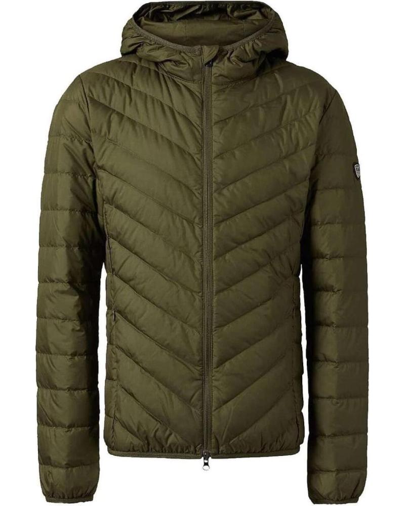 CHAQUETA ACOLCHADA CON CAPUCHA ARMANI JEANS HOMBRE VERDE VERDE