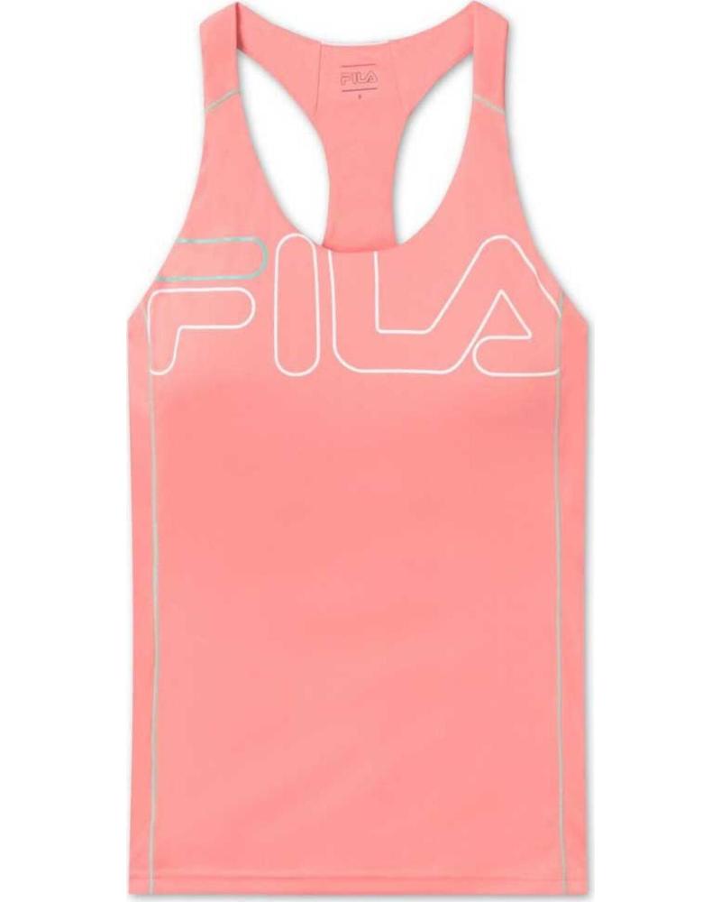 CAMISETA DE TIRANTES FILA CON LOGO PARA MUJER ROSA ROSA