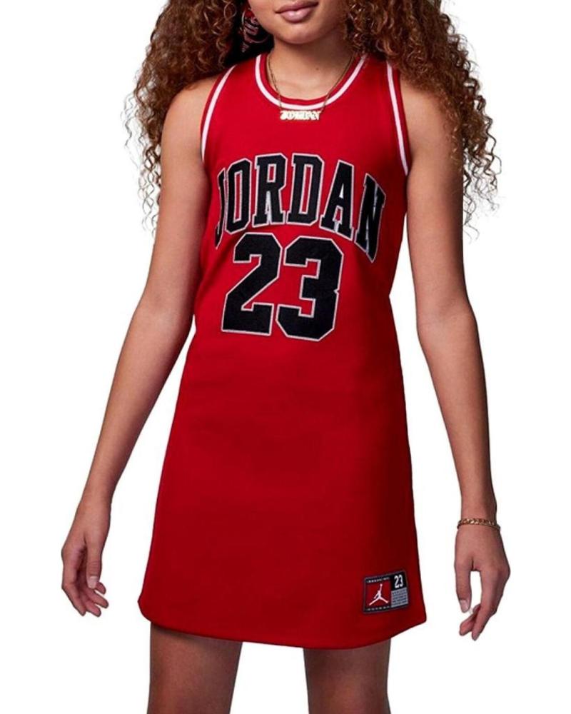 CAMISETA NIKE JORDAN 23 JERSEY DRESS NIÑA 45C918 R78 ROJO