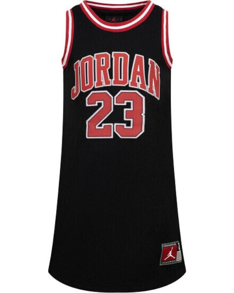 CAMISETA NIKE JORDAN 23 JERSEY DRESS NIÑA 45C918 023 NEGRO