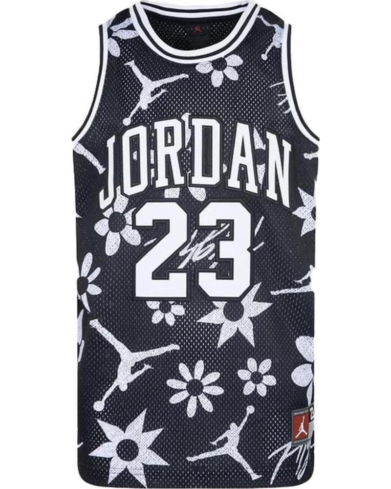 CAMISETA NIKE JORDAN 23 AOP JERSEY NIÑA 45C655 K25 NEGRO
