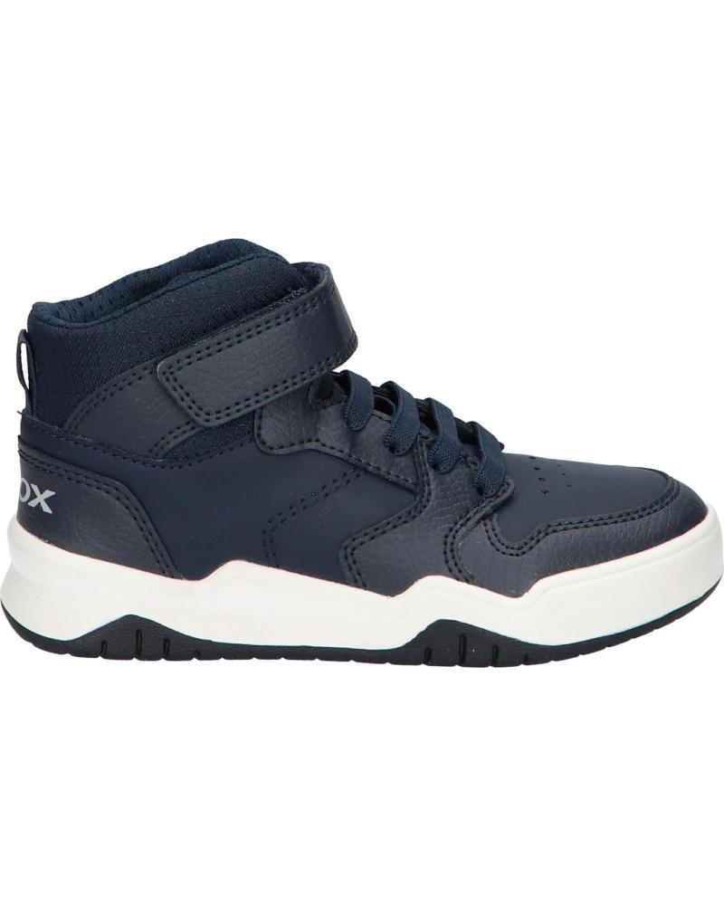 ZAPATILLAS CASUAL GEOX J PERTH BOY C0832 NAVY-LT GREY C0832 NAVY-LT GREY