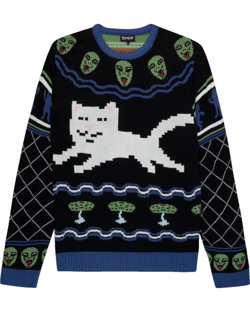 JERSEY DE PUNTO RIPNDIP OUT OF THIS WORLD SWEATER NEGRO NAN