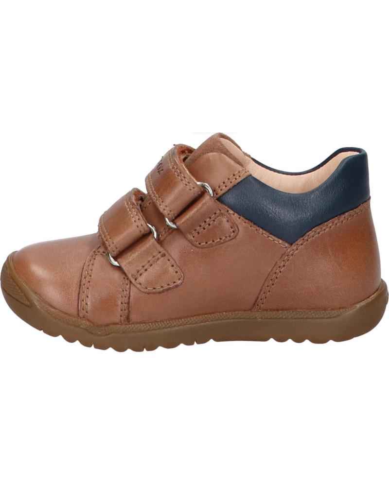 BOTAS GEOX MACCHIA BOY NIÑO VELCRO COÑAC C6001 COGNAC