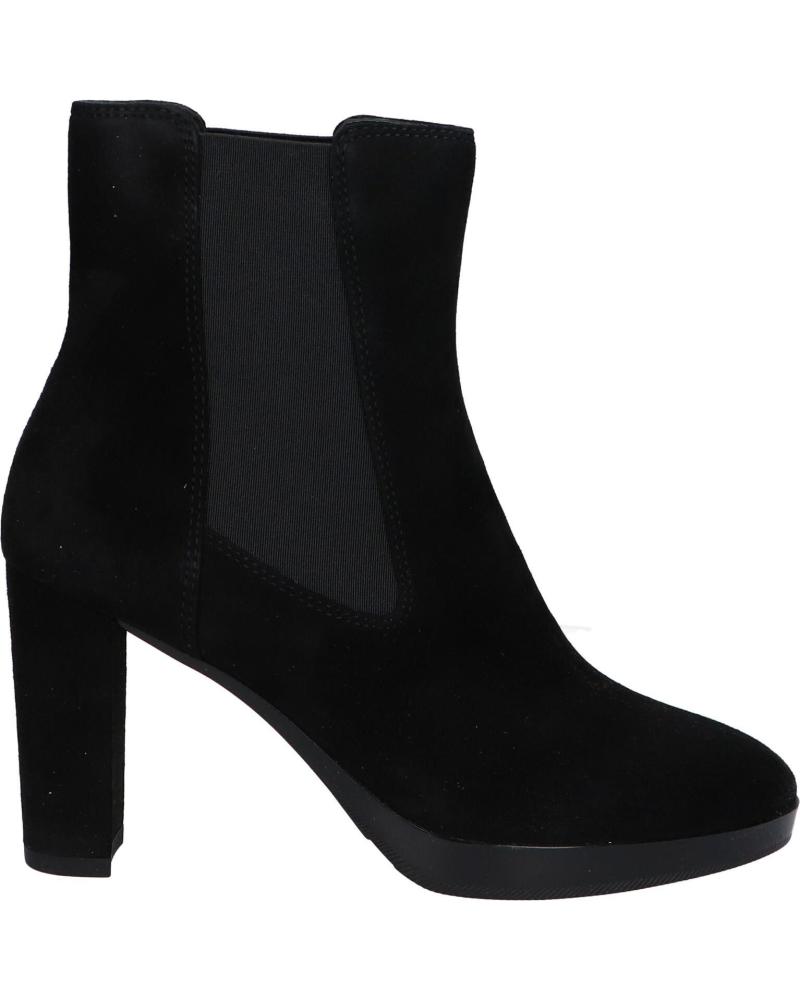 GEOX D WALK PLEASURE BOTAS DE TACÓN PARA MUJER C9999 BLACK
