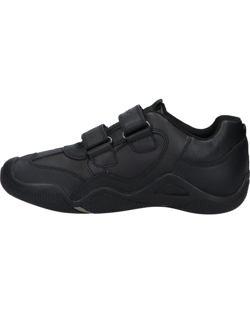 ZAPATILLAS GEOX WADER CIERRE DOBLE VELCRO NIÑO NEGRO C9999 BLACK