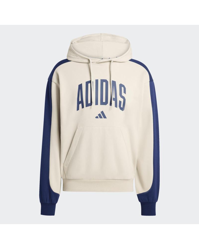 SUDADERA CON CAPUCHA ADIDAS COLLEGIATE JZ0164 HOMBRE GRIS