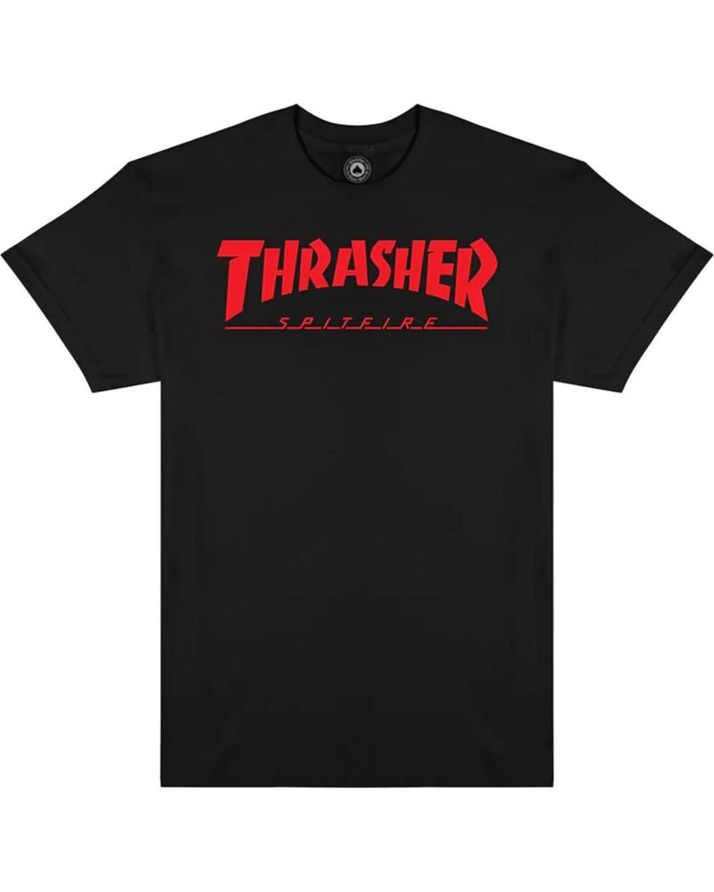 CAMISETA THRASHER X SPITFIRE BIG HEAD JAKE NEGRA NAN