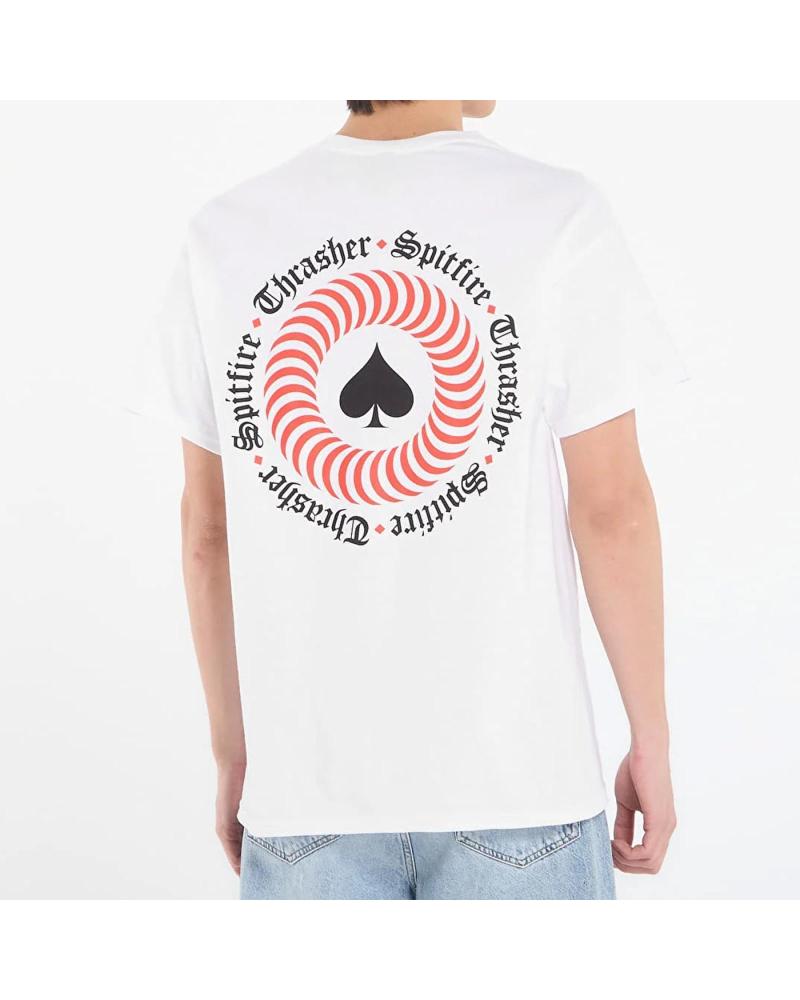 CAMISETA THRASHER X SPITFIRE THE END OATH BLANCA NAN