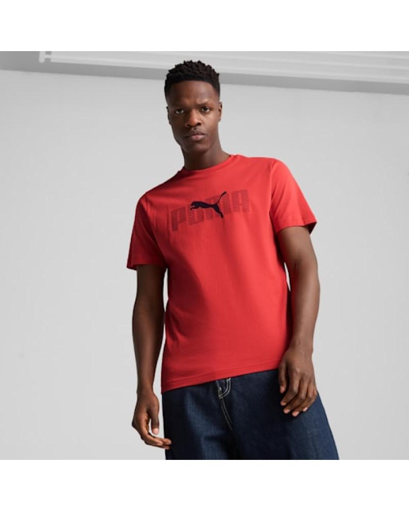 CAMISETA PUMA ESSENTIALS 684667 PARA HOMBRE AZUL MARINO