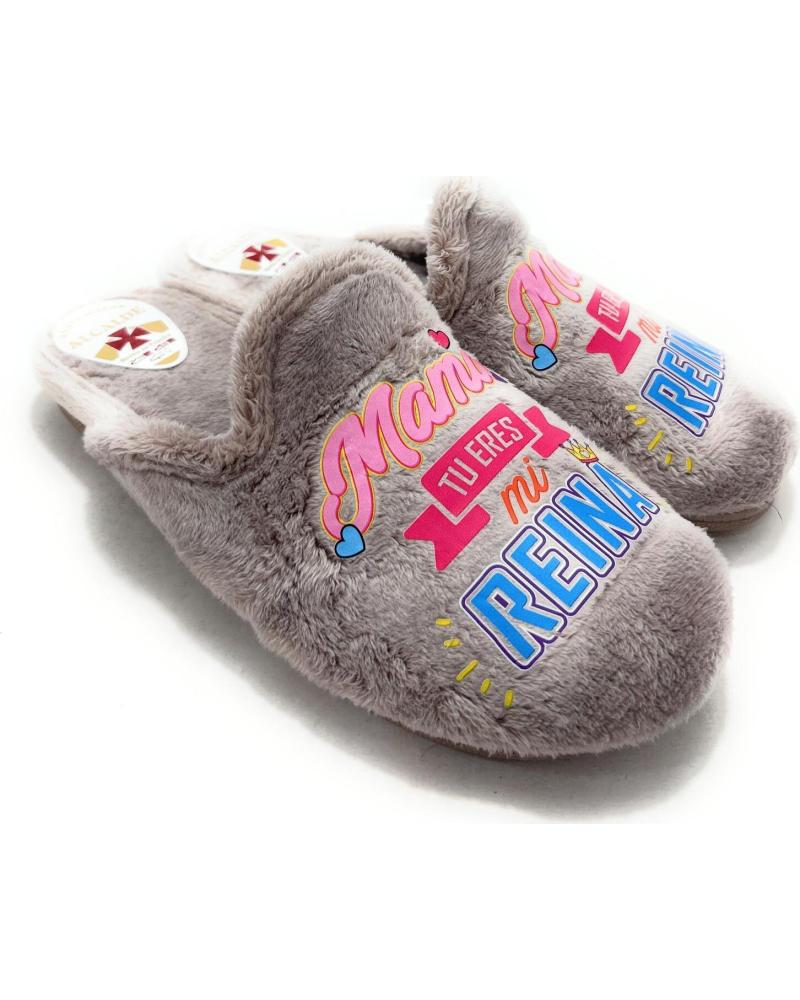 ZAPATILLAS DE CASA MUJER ALCALDE RELAX MAMA ANTID BEIGE BEIGE