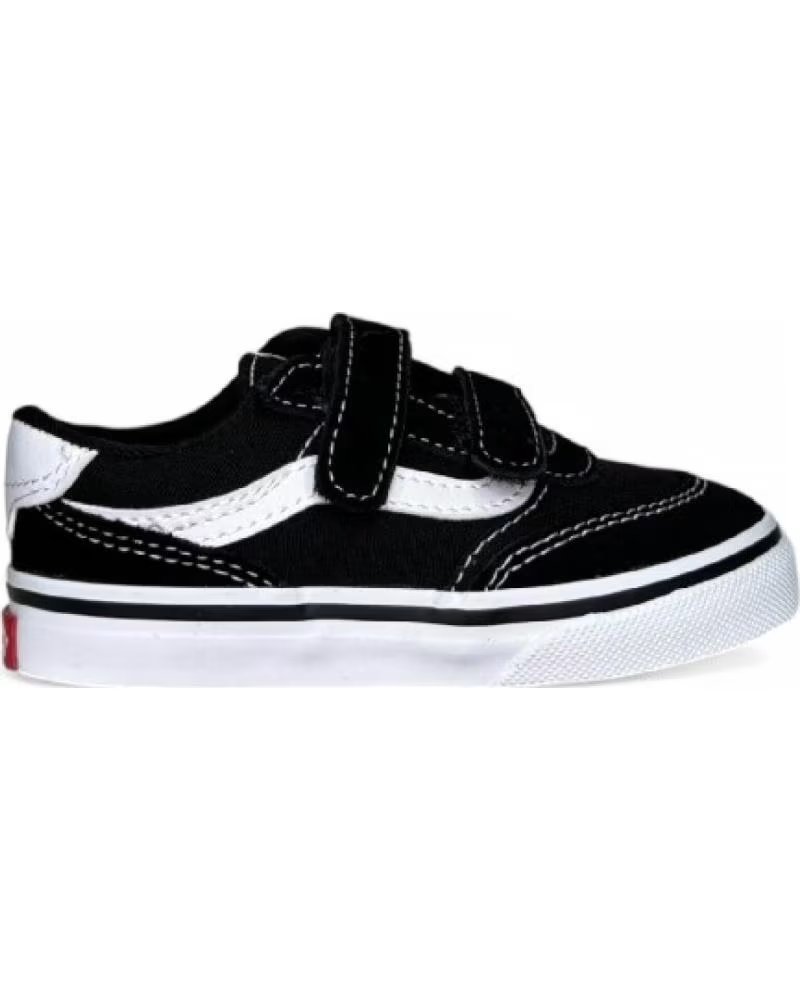 Vans Brooklyn Ls con Cierre de Velcro Negro
