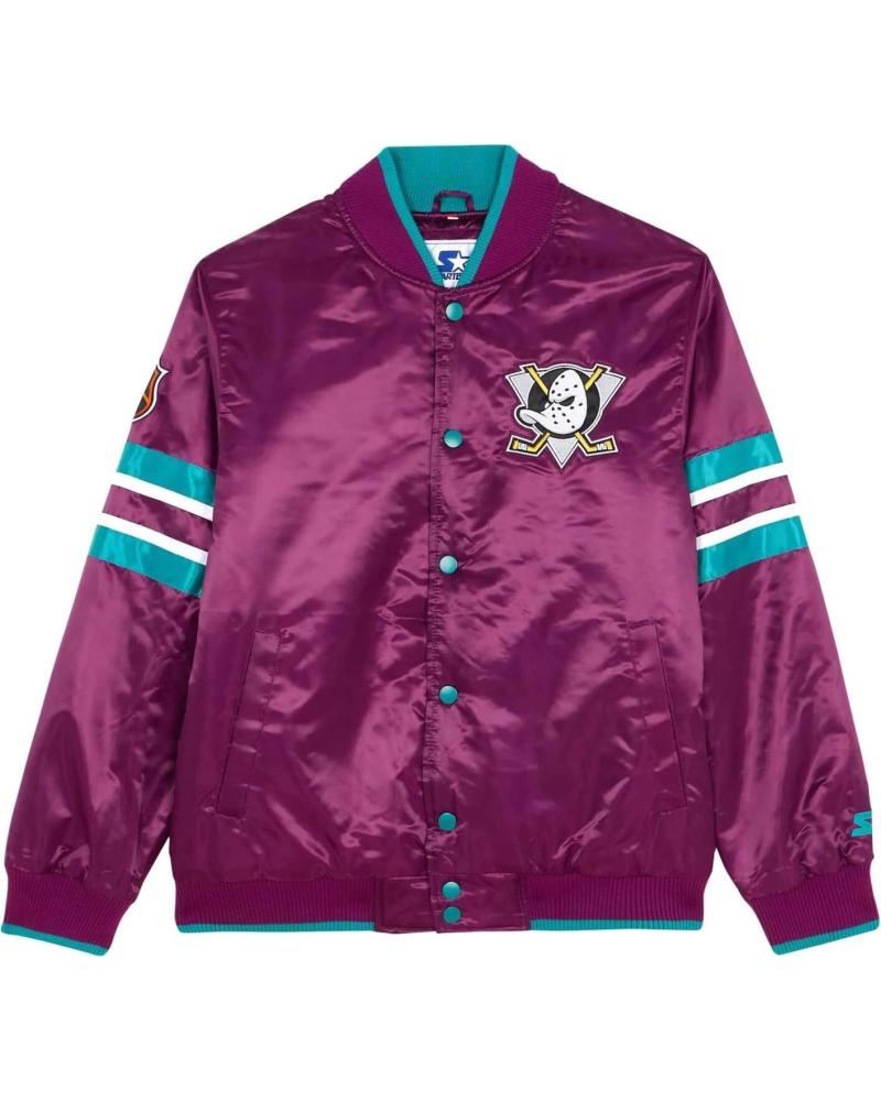 CHAQUETA BOMBER SATINADA STARTER ANAHEIM DUCKS NHL 0