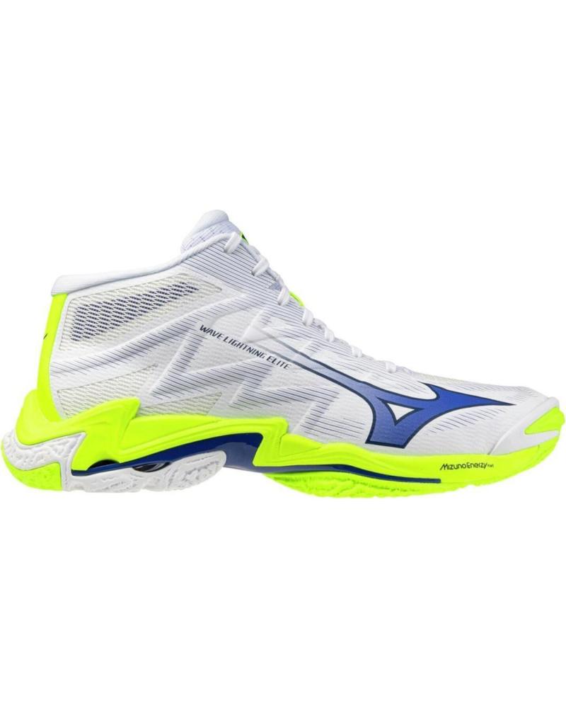 ZAPATILLAS MIZUNO WAVE LIGHTNING ELITE MID HOMBRE MULTICOLOR AZUL ELÉCTRICO BLANCO NEGRO MULTICOLOR RACER BLUE WHITE BLACK 401