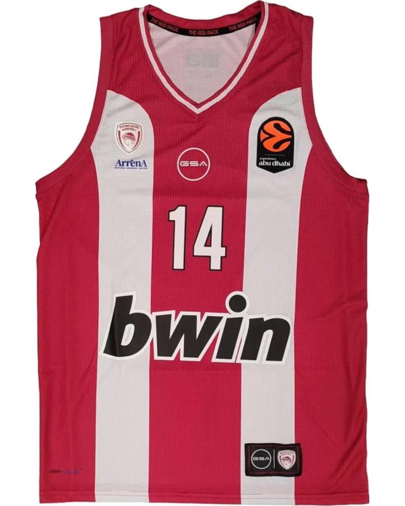 GSA CAMISETA EVAN FOURNIER OLYMPIACOS EUROLIGA 2026 PRIMERA EQUIPACIÓN 1