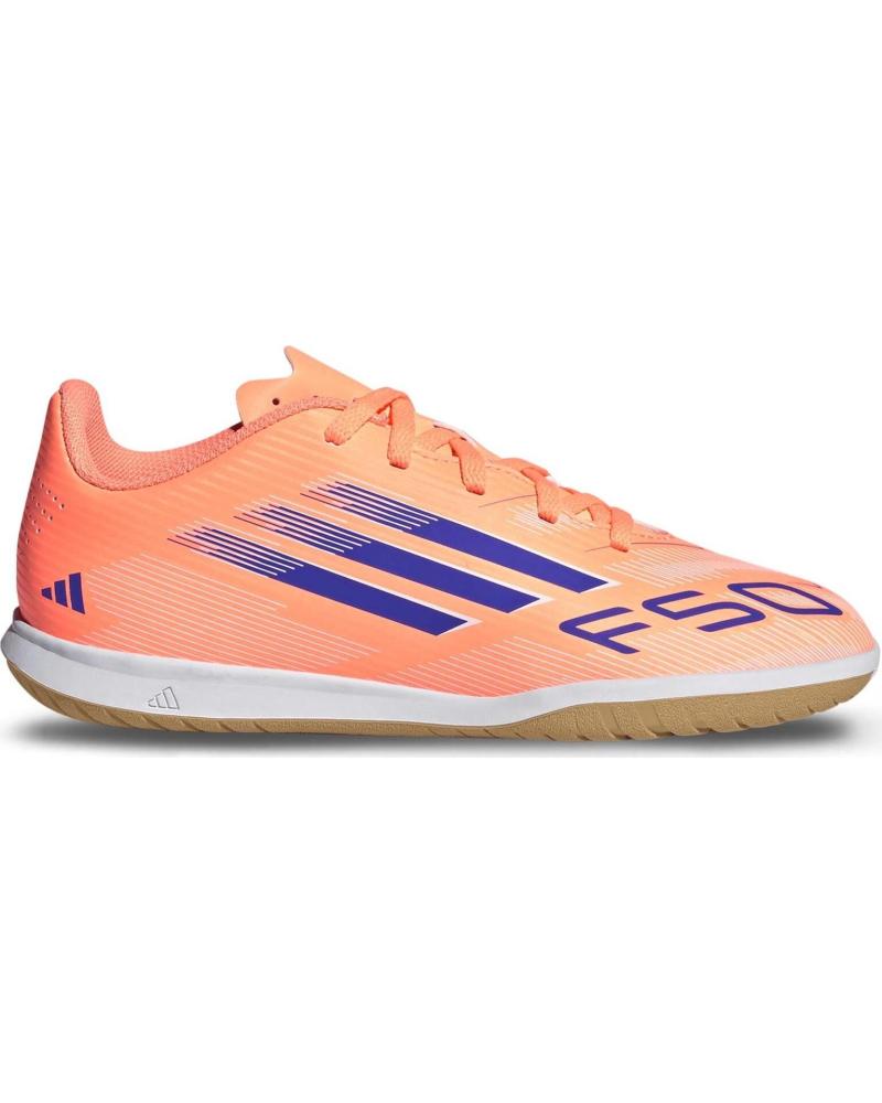 ZAPATILLAS FÚTBOL SALA ADIDAS F50 CLUB IN J JUNIOR NARANJA/ROSA ROSA