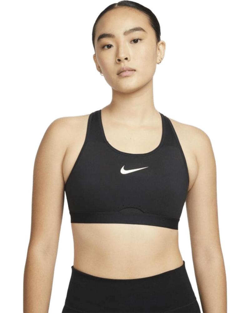 SUJETADOR DEPORTIVO NIKE DRI-FIT PARA MUJER NEGRO