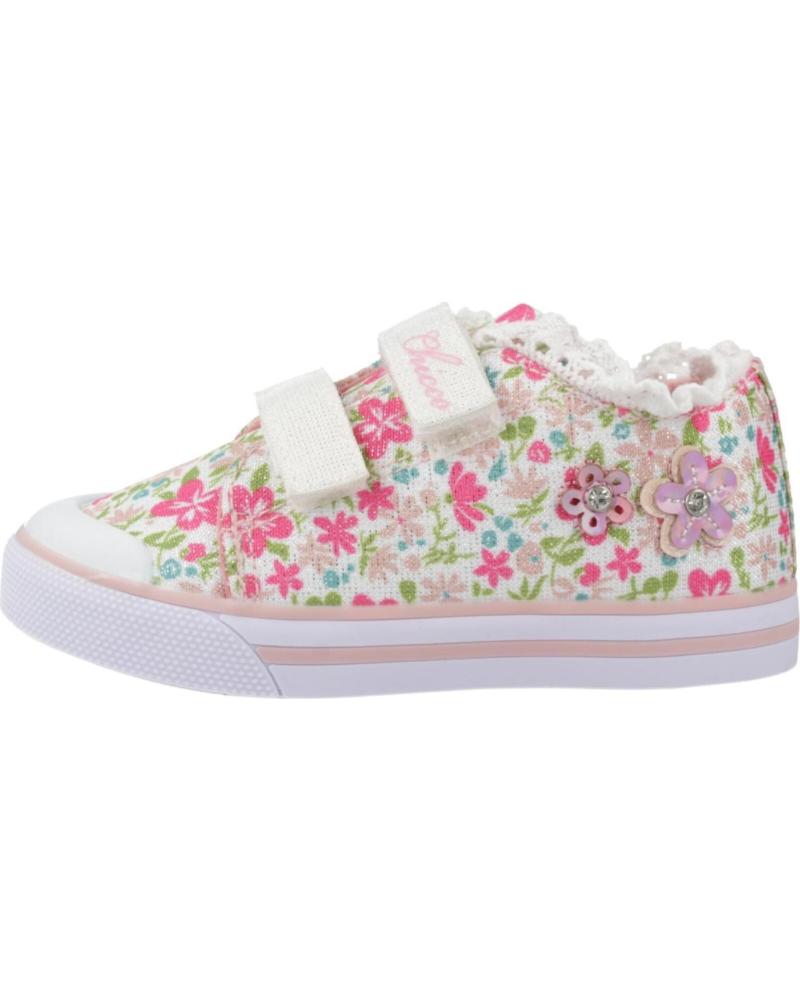 CHICCO ZAPATILLAS GALA FLORES NIÑA BLANCO BLANCO