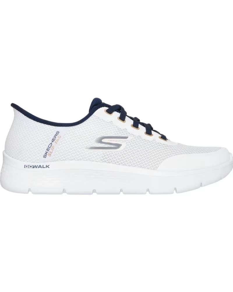 ZAPATILLAS SKECHERS GO WALK FLEX NETRO SLIP-INS BLANCO