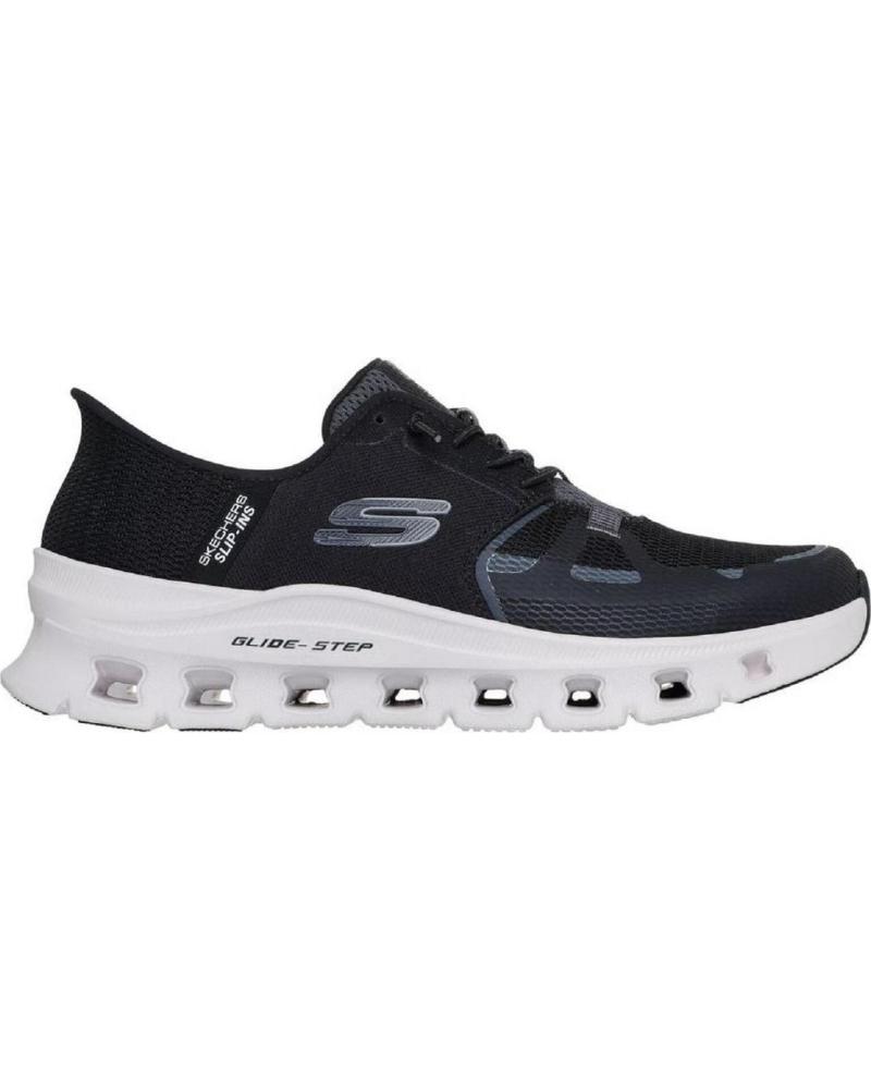 ZAPATILLAS CASUAL SKECHERS 232930 SLIP-INS HOMBRE NEGRO Y BLANCO NEGRO Y BLANCO