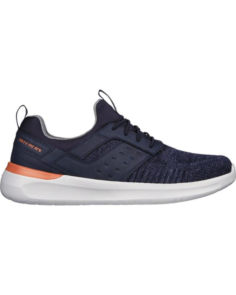 ZAPATILLAS CASUAL SKECHERS 210620 HOMBRE SLIP-ON AZUL MARINO AZUL MARINO