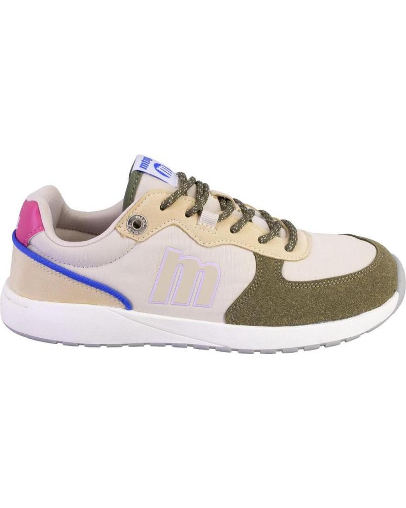 MTNG MUSTANG ZAPATILLAS CASUAL 60857 MUJER BEIGE Y VERDE BEIGE Y VERDE