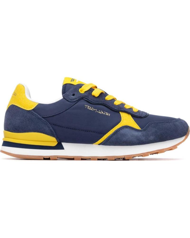 ZAPATILLAS TEDDY SMITH 120502 CON DETALLES EN CONTRASTE NAVY