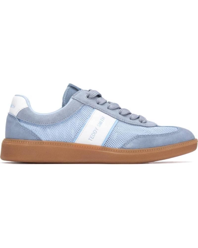 ZAPATILLAS CASUAL MUJER TEDDY SMITH 120521 AZUL CLARO AZUL
