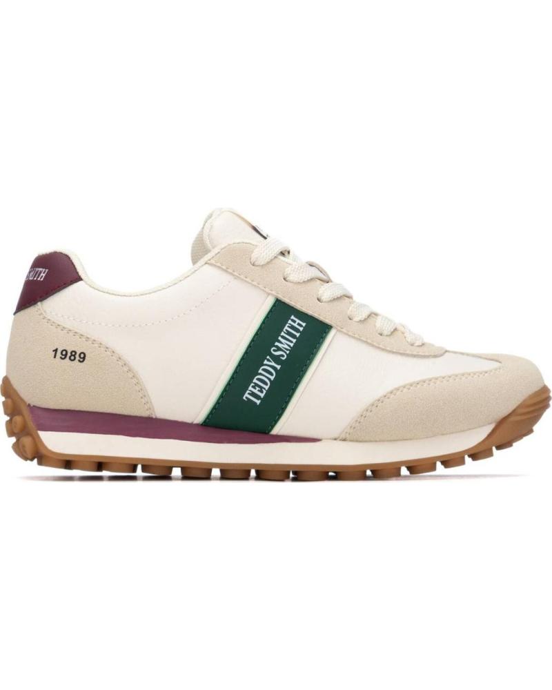 ZAPATILLAS CASUAL TEDDY SMITH 120548 MUJER BEIGE BEIGE