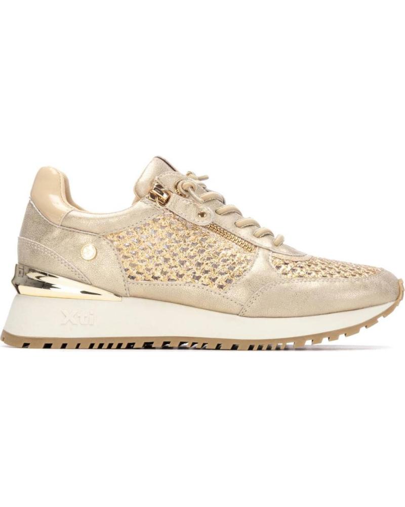 ZAPATILLAS XTI MUJER CASUAL MODELO 145194 ORO ORO