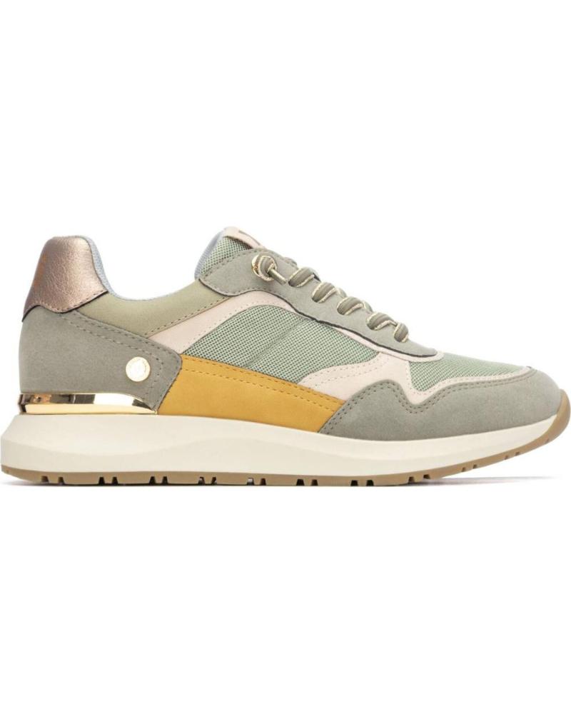 ZAPATILLAS XTI 145202 CON PANELES EN CONTRASTE KAKI