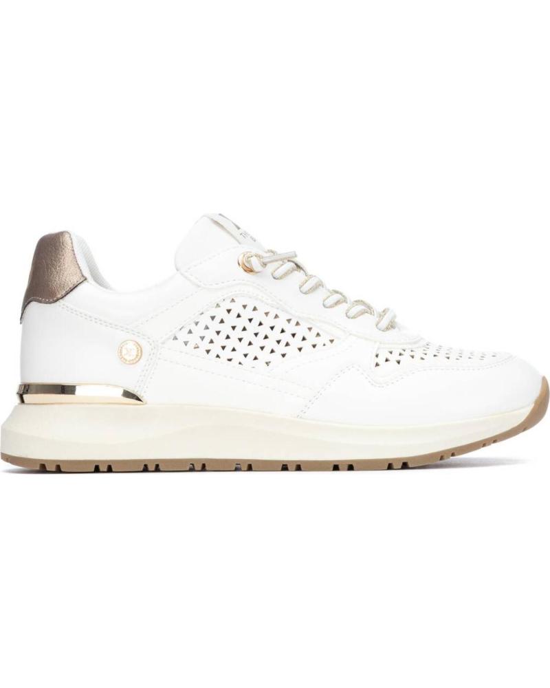 ZAPATILLAS XTI 145203 CON DETALLE METALIZADO BLANCO