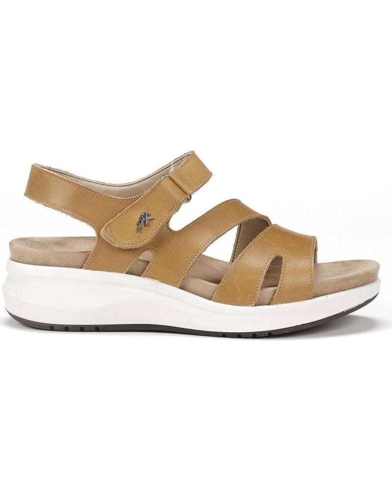 SANDALIAS FLUCHOS YAGON MUJER CUERO CAMEL VARIOS COLORES