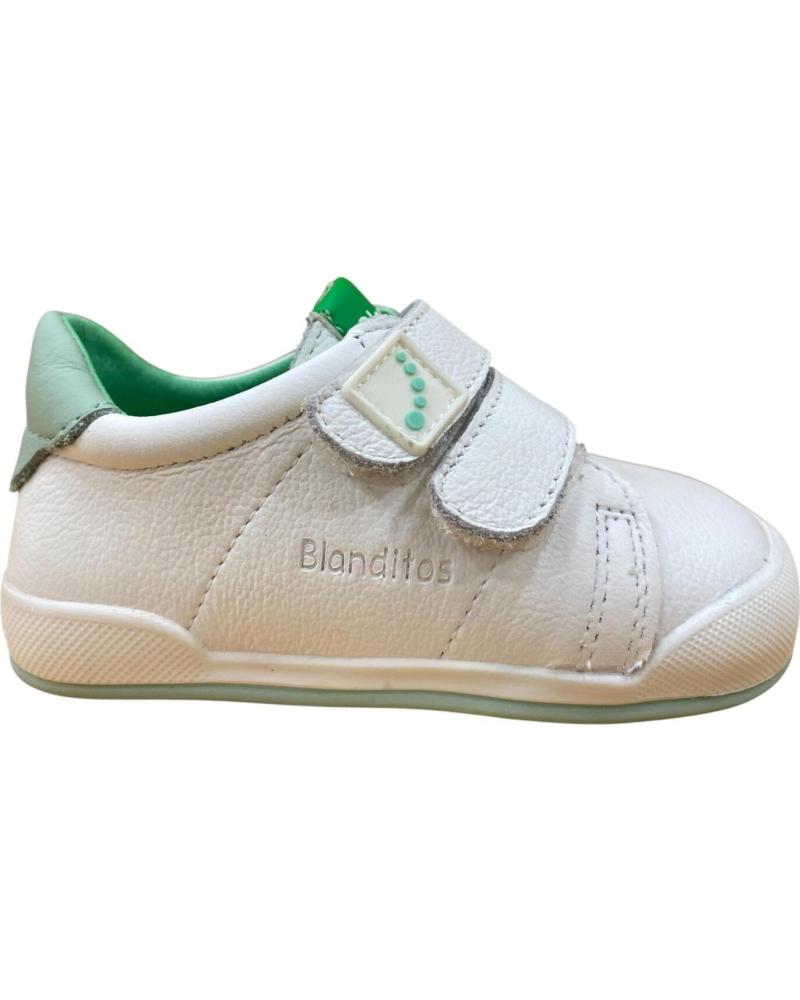 ZAPATILLAS CASUAL CRIOS LONDRES CON VELCRO PARA NIÑO BLANCO BLANCO