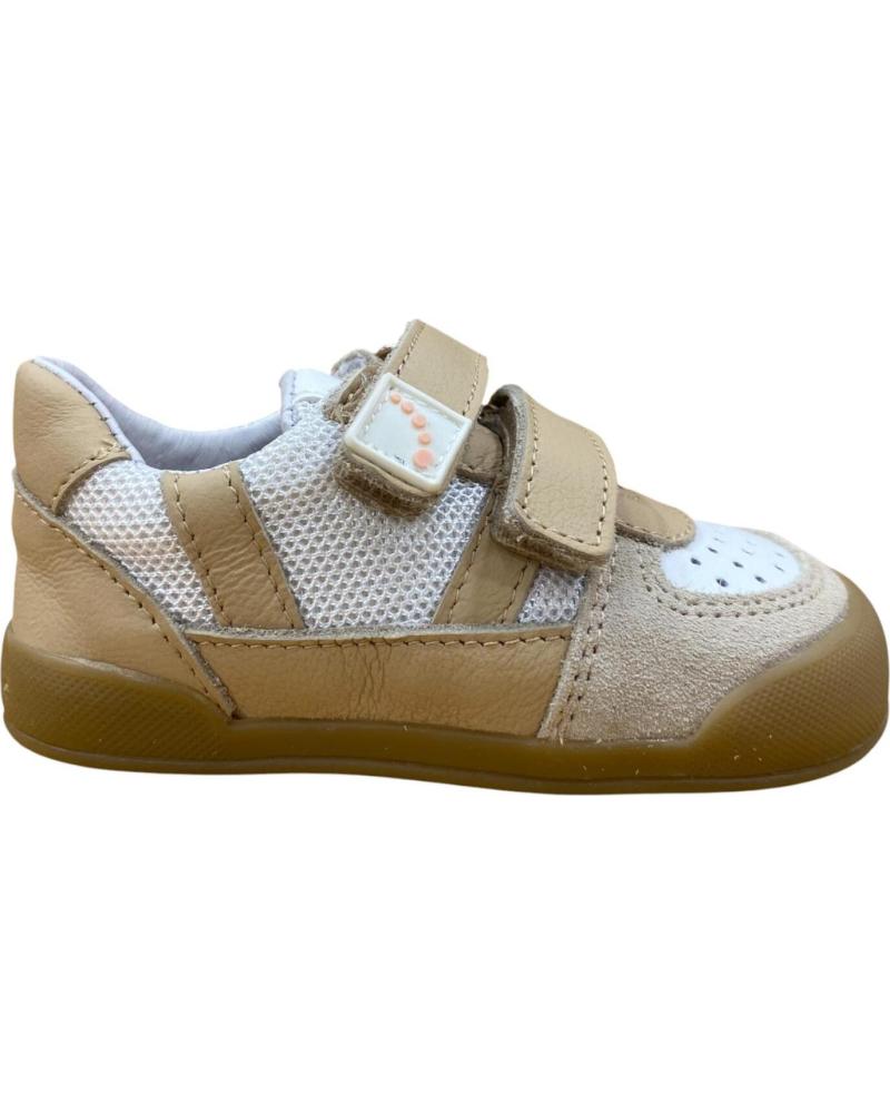 ZAPATILLAS CASUAL VELCRO CRIOS BAHAMAS NIÑA BEIGE BEIGE