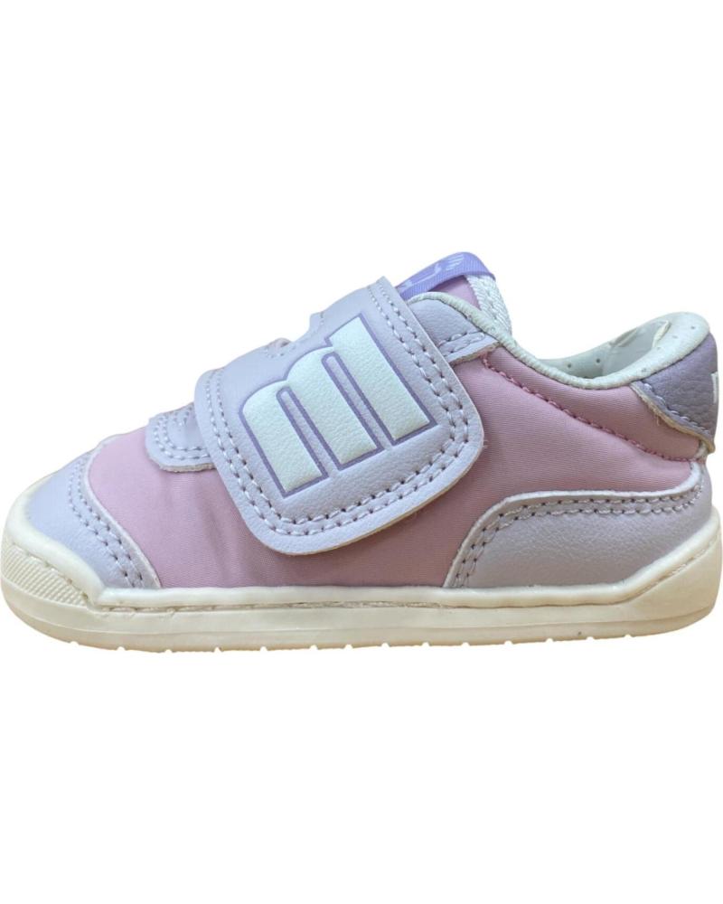 ZAPATILLAS CASUAL MTNG FREE PARA NIÑA CON CIERRE DE VELCRO ROSA