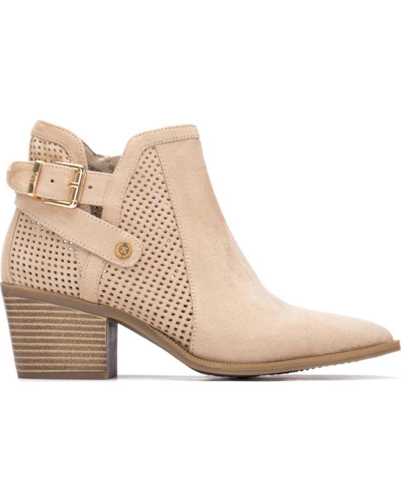 XTI BOTÍN CASUAL MUJER MODELO 145265 HEBILLA BEIGE BEIG