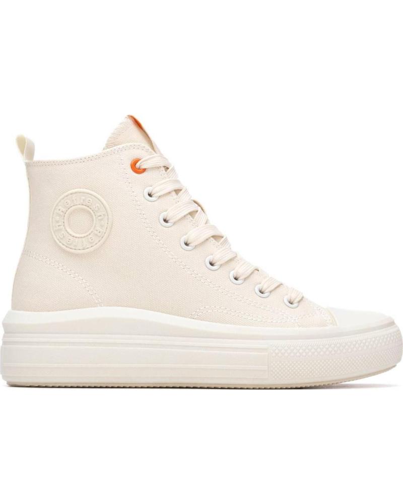 ZAPATILLAS ALTAS REFRESH CASUAL MUJER 175062 BEIGE BEIGE