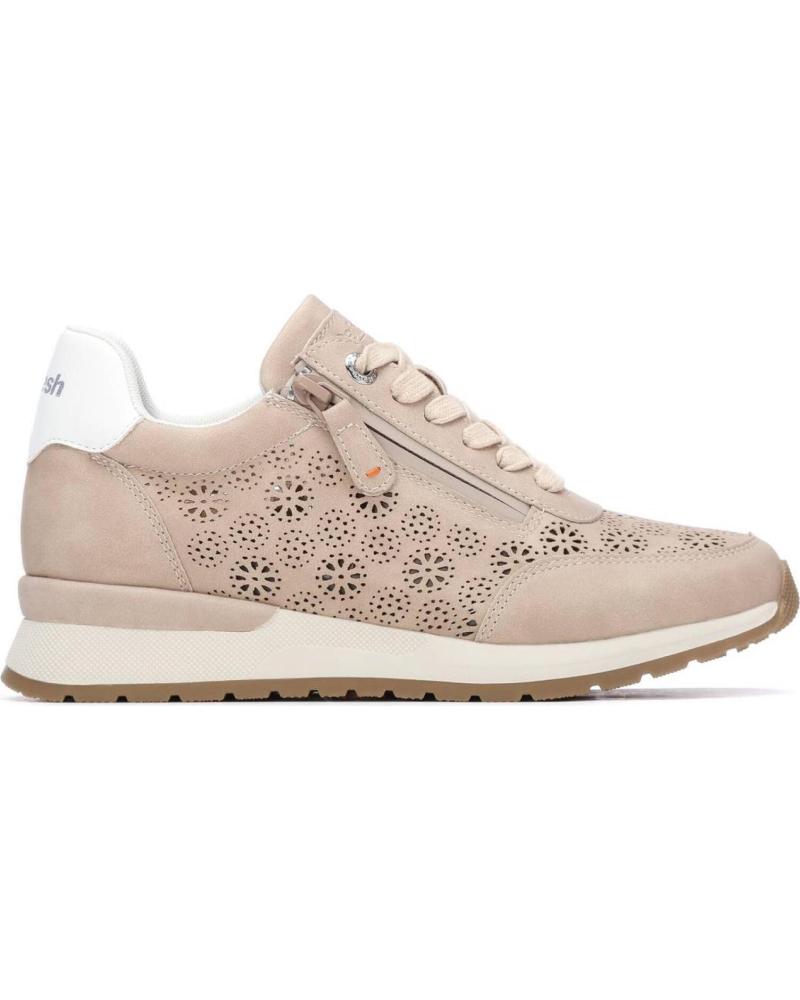 ZAPATILLAS CASUAL REFRESH 175131 CON ESTAMPADO PARA MUJER BEIGE BEIGE