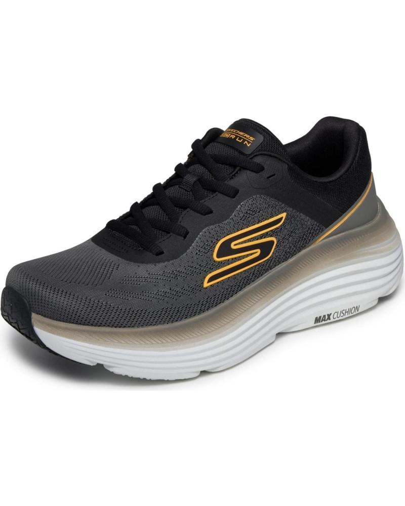 ZAPATILLAS SKECHERS MAX CUSHIONING ENDEAVOUR HOMBRE NEGRO NEGRO