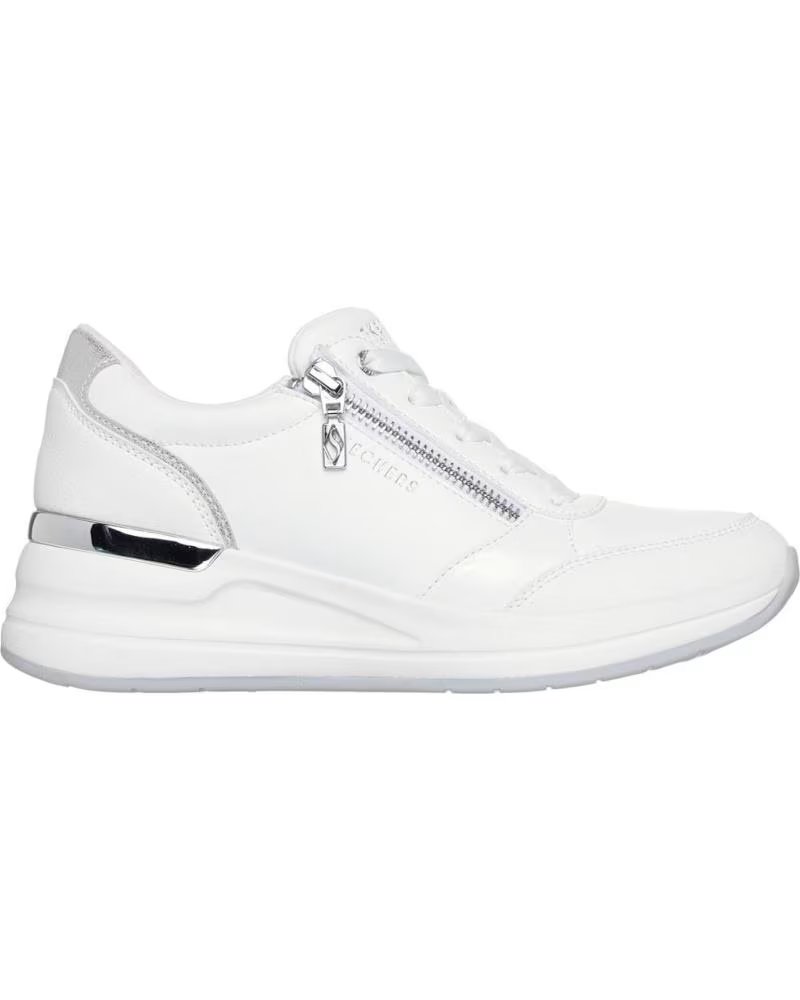 Zapatillas Skechers Billion 2 con Cremallera Lateral Blanco