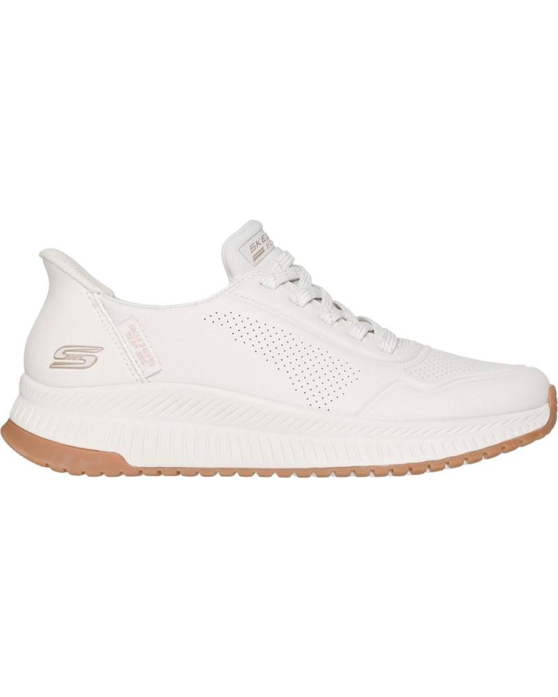 ZAPATILLAS SKECHERS BOBS SQUAD CHAOS MUJER BLANCO BLANCO