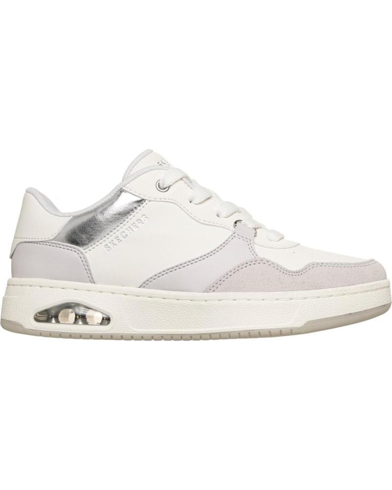 SKECHERS UNO CTL - SUBTLE SHIMMER ZAPATILLAS CASUAL MUJER BLANCO