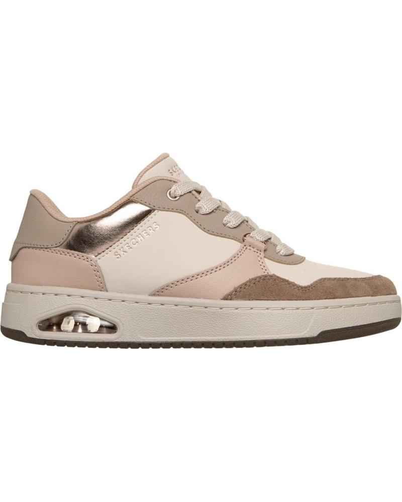 SKECHERS UNO CTL - SUBTLE SHIMMER ZAPATILLAS CASUAL MUJER TAUPE