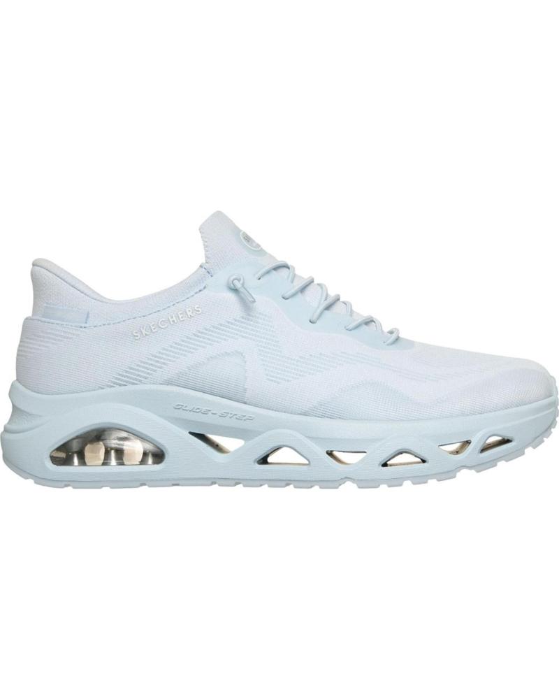 SKECHERS SLIP-INS UNO GLIDE-STEP AIR GLIDERS ZAPATILLAS CASUAL MUJER AZUL