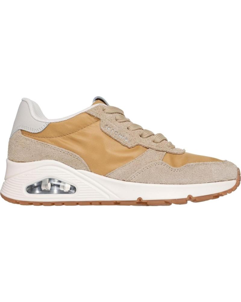 ZAPATILLAS SKECHERS UNO AIR VINTAGE DAYZ MOSTAZA MUJER AMARILLO