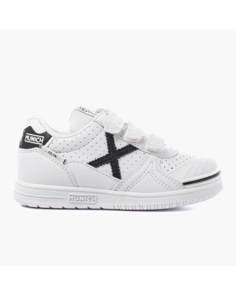 ZAPATILLAS MUNICH G-3 KID VCO GEOMÉTRICO BLANCO AZUL AZUL